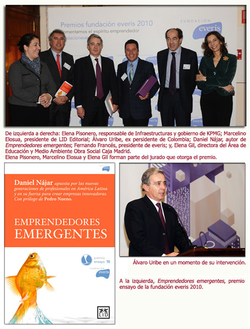 «Emprendedores emergentes», publicado por LID Editorial, recibe el premio ensayo 2010 de la Fundación Everis